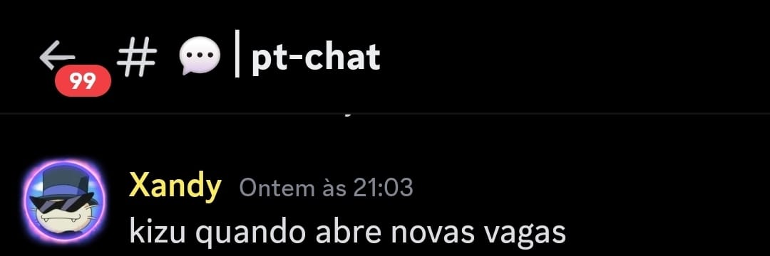 Xandy - Usuário Aguardando